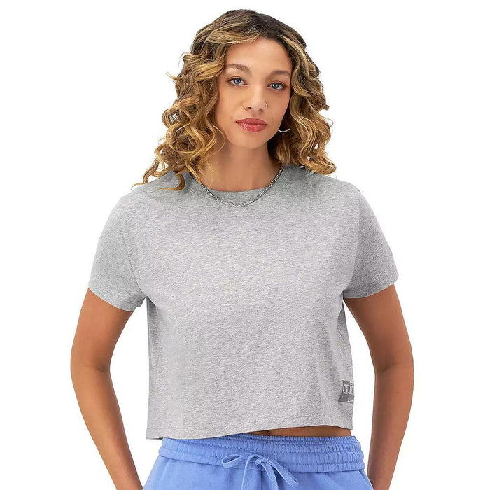 Champion Remeras Femenino Moda Tailgate Tee Oxford Gray