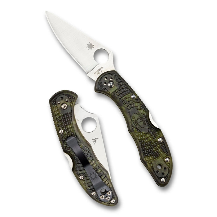 Cuchillo SPYDERCO Delica 4 Lightweight Zome Green