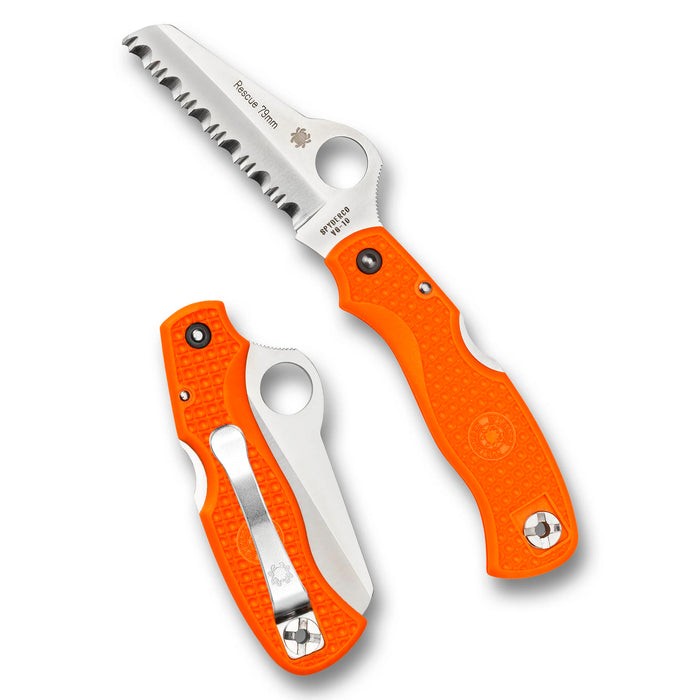 Cuchillo SPYDERCO Rescue 79mm Orange