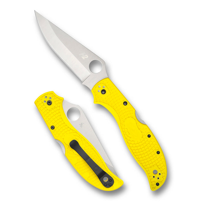 Cuchillo SPYDERCO Stretch 2 XL Salt Yellow Lightweight