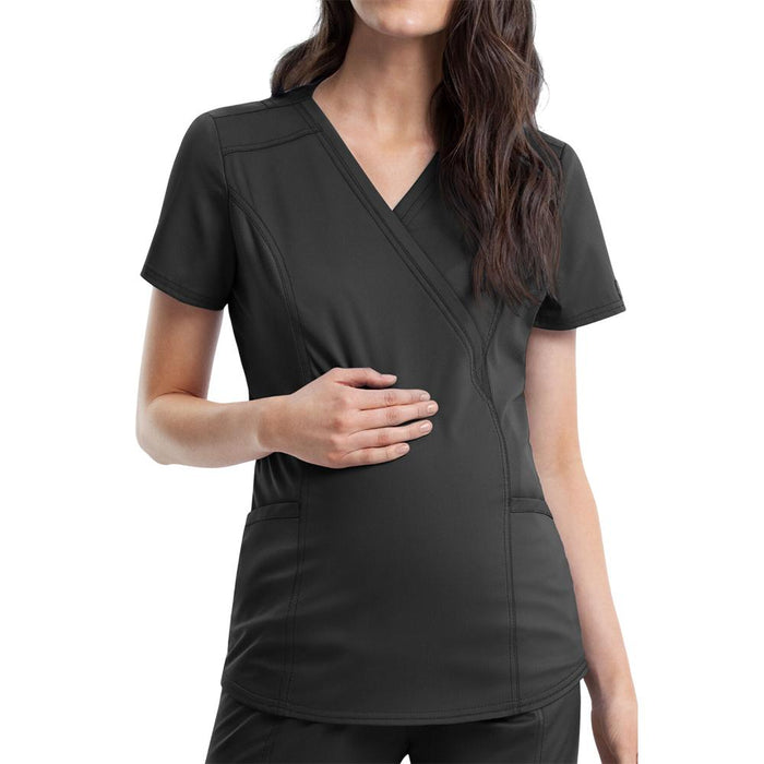 Cherokee Maternity Mock Wrap Top