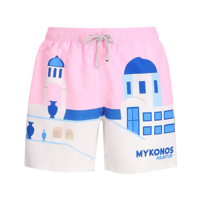 GUS0009-02659H MC2 PRENDAS SHORTS MASCULINO MODA GUSTAVIA PLACED PRINT MYKONOS POSTCARD 21