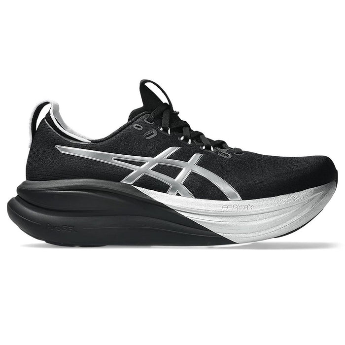 Asics Deportivos Masculino Running Gel Nimbus 28  Platinum/Black