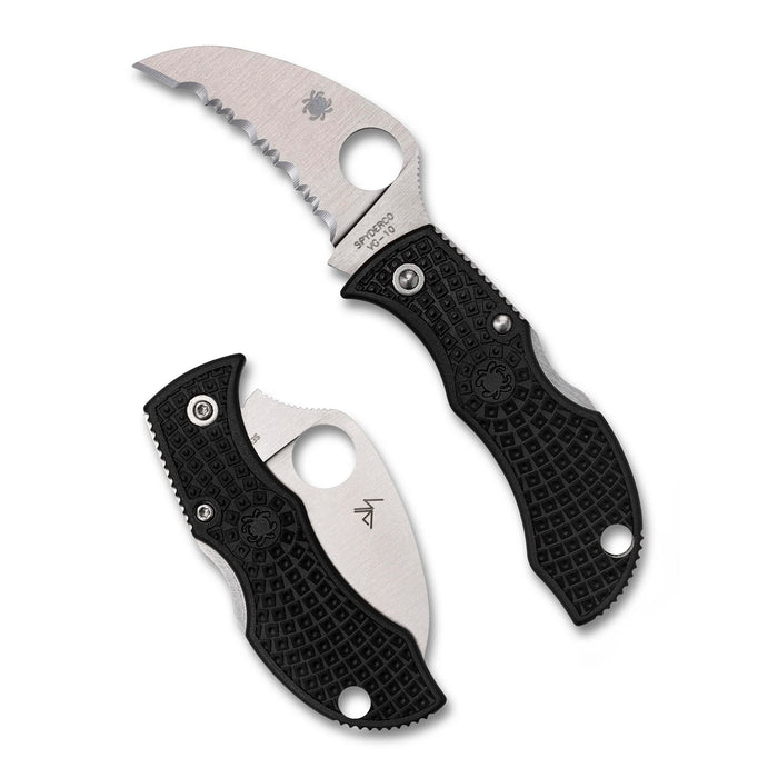 Cuchillo SPYDERCO Manbug Black Hawkbill