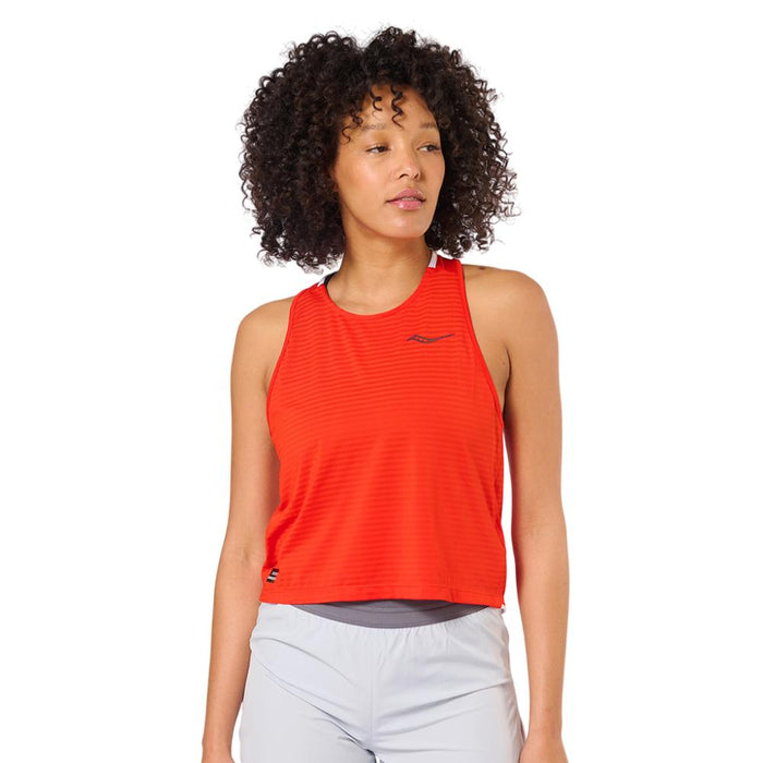 Saucony Musculosas Femenino Running Kinvara Tank Red