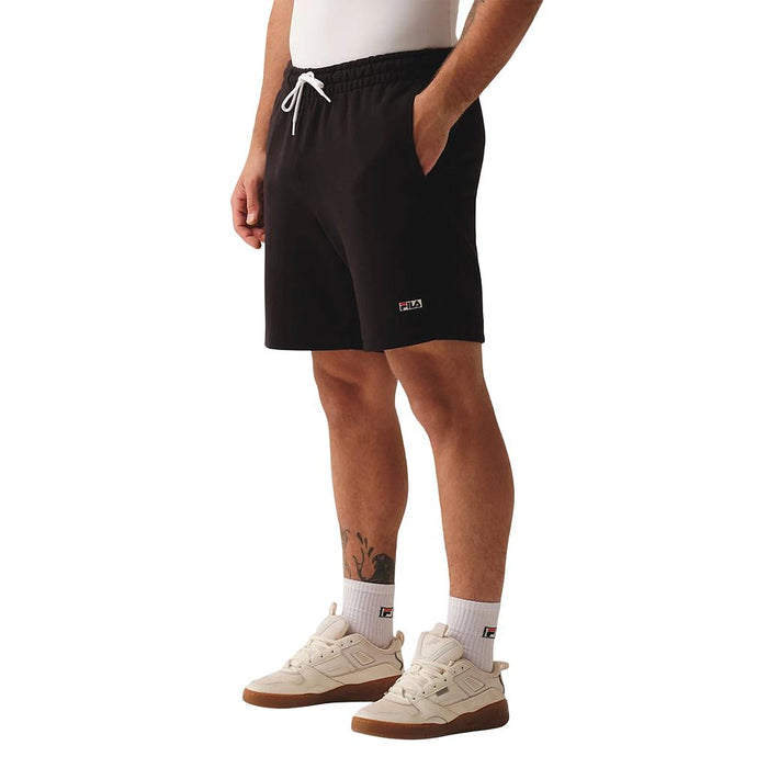F11L01201-160 FILA PRENDAS BERMUDAS MASCULINO MODA MOLETOM LETTER II BLACK