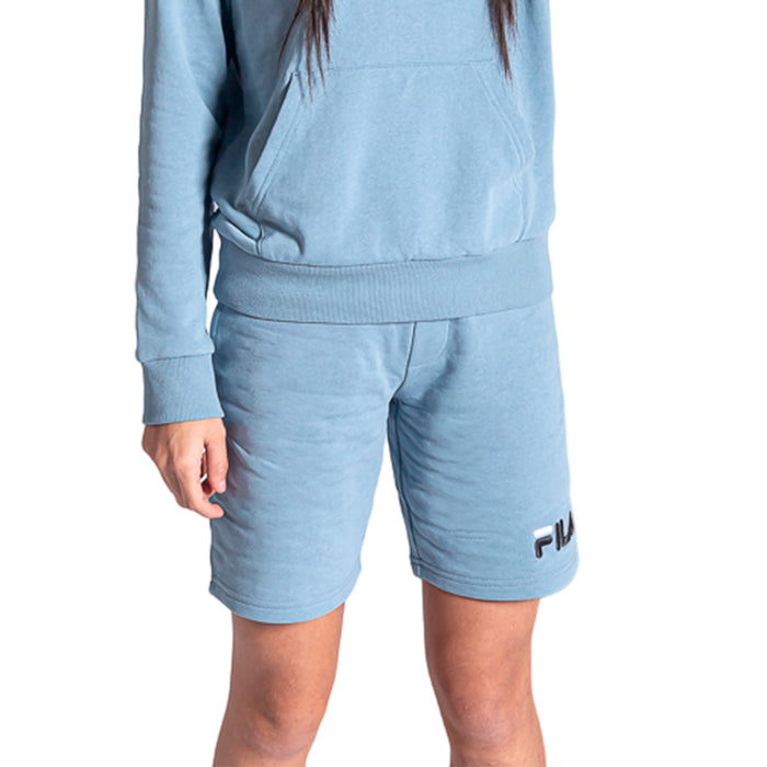 Fila Shorts Niños Artur Embroidered Logo Short Faded Denim