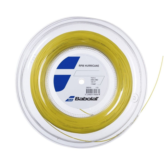 243141-113 Babolat Tenis Cuerdas RPM Hurricane 200M Yellow