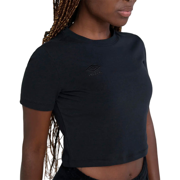 Umbro Remeras Femenino Moda Essential Comfy Negro