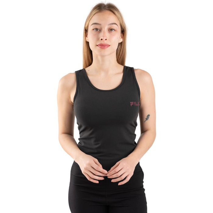 Fila Chalecos Femenino Junny Cross Back Vest Black