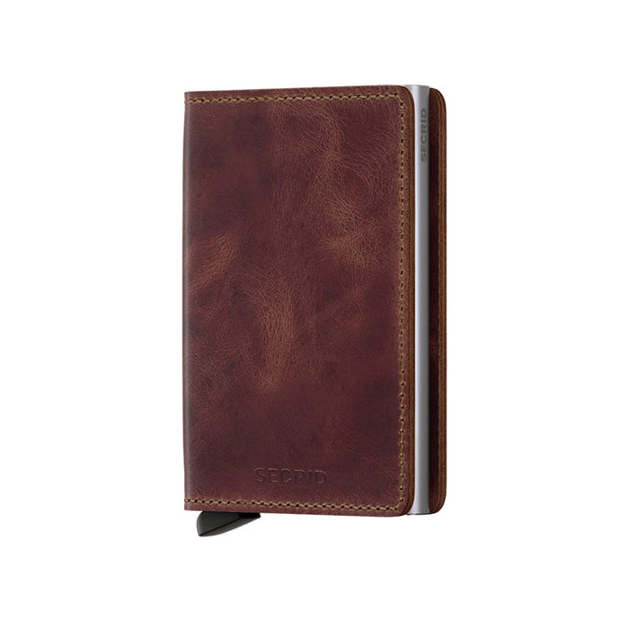Billetera Secrid Slimwallet Vintage Brown