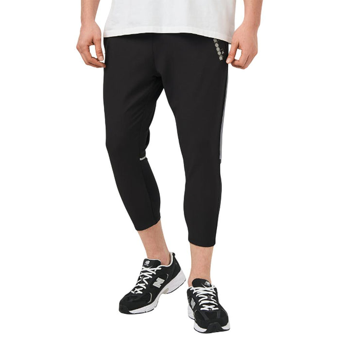 102.176166-80013 DIADORA PRENDAS PANTALONES MASCULINO RUNNING 7/8 PANTS BE ONE BLACK