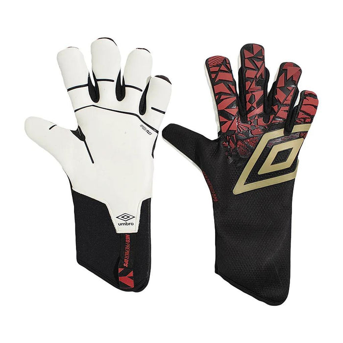 Umbro Guantes Masculino Futbol Neo Premier Glove Dps Black/Gold/Fire Whirl
