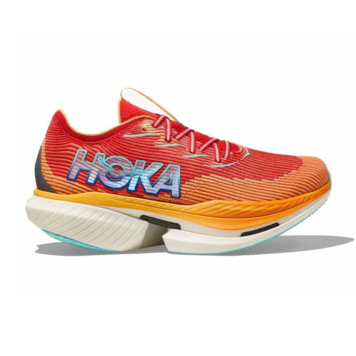 Hoka Deportivos Masculino Running Cielo X1 Cerise/Solar Flare