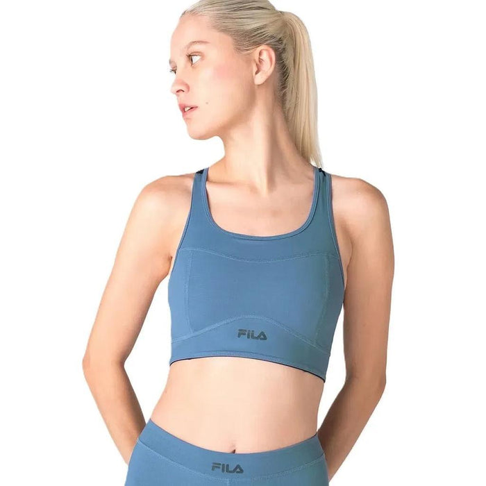 Fila Tops Femenino Running Top Racer Run Carbon Blue