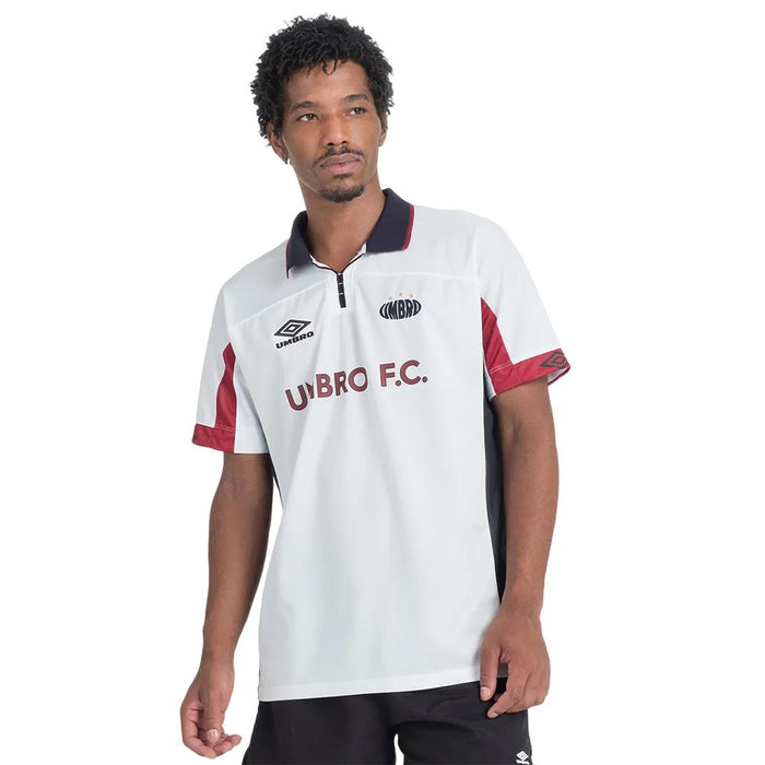 Umbro Camisetas Masculino Moda Authentic Blanco/Azul/Rojo
