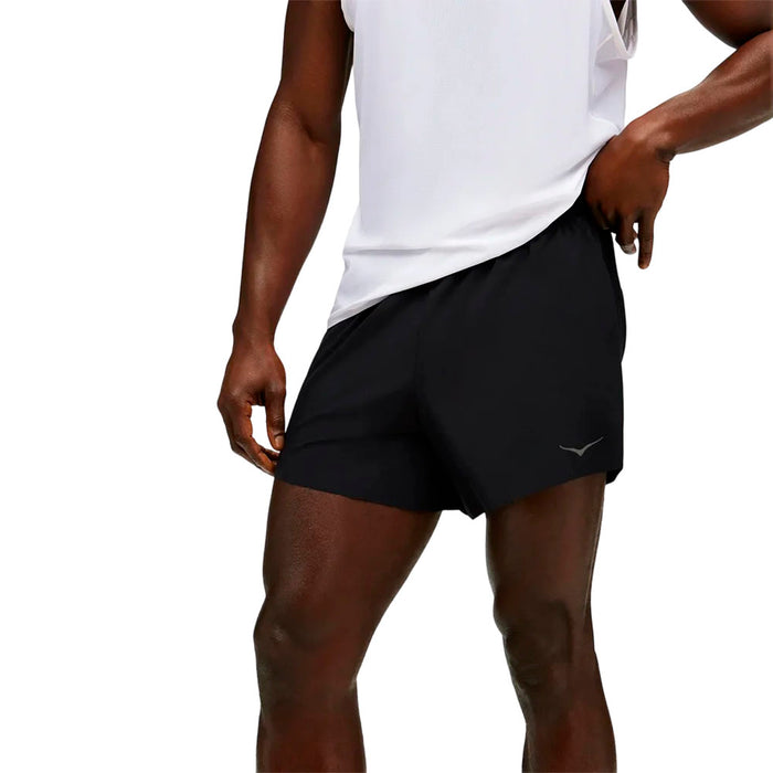 Hoka Short Masculino Glide 5 Short W/Brief Negro