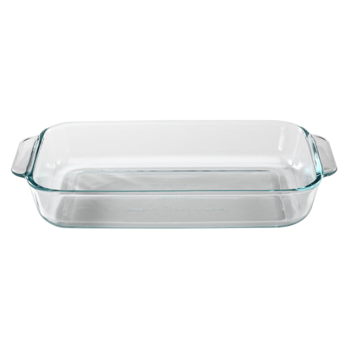 071160071216 PYREX BASICS 1.9L OBLONG BAKING DISH