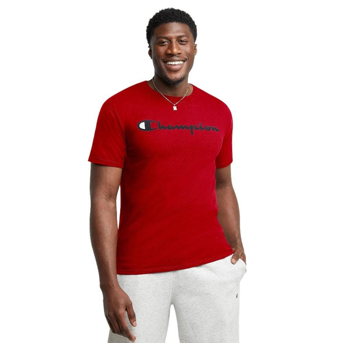 Champion T-Shirt Masculino Classic Graphic Tee Scarlet