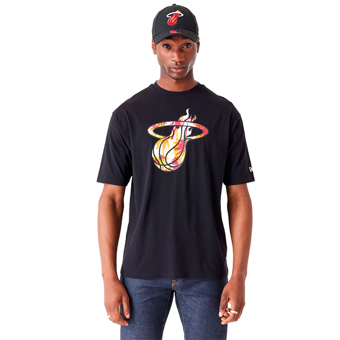 60502660 New Era Prendas Remeras NBA Miami Heat Palm Tree