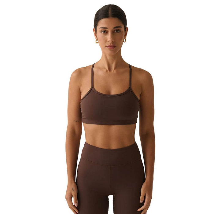 Fila Tops Femenino Training Life Castanho Escuro