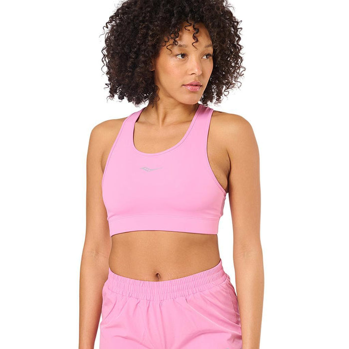 Saucony Tops Femenino Running Skyrocket Bra Dusty Pink