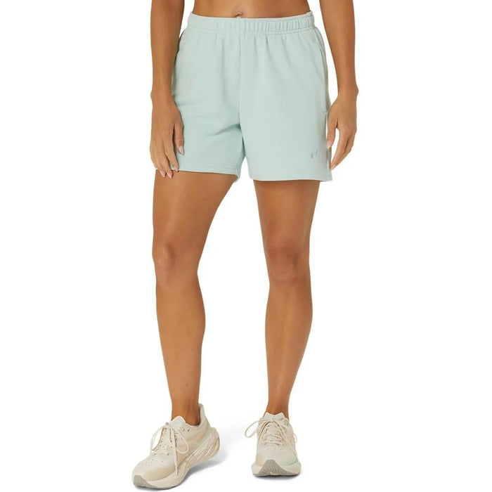 Asics Shorts Femenino Training French Terry 5In Short Pale Blue