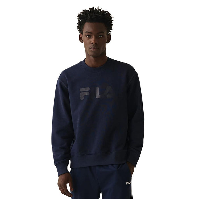 Fila Sueter Masculino Moda Comfort Letter III Navy