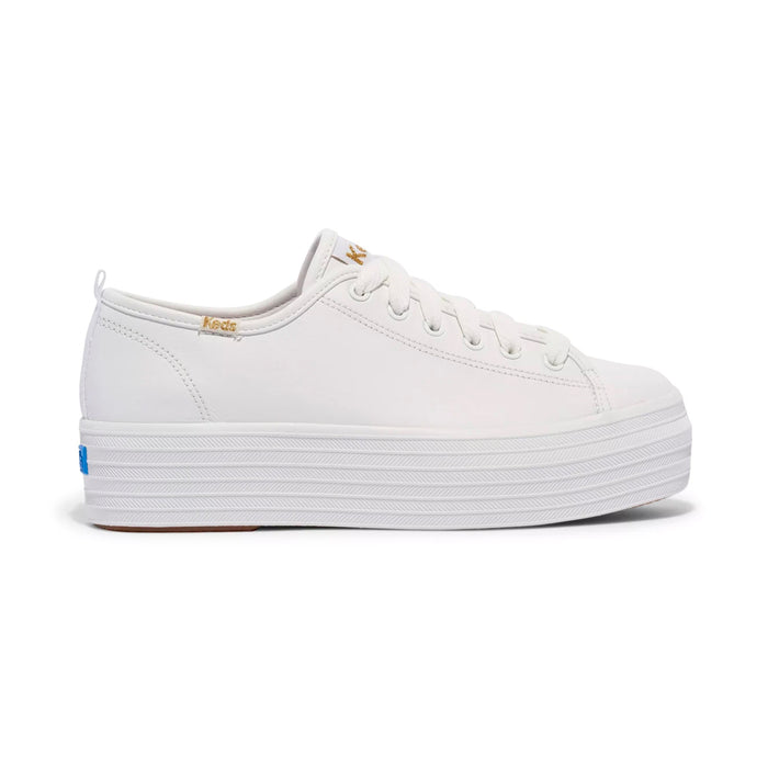 WH61626 Keds Calzados Lifestyle Femenino Moda Triple Up Leather White