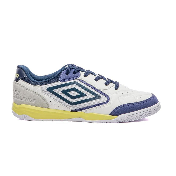 Umbro Indoor Unisex Futbol Pro Challenge Uptake White/Skipper Blue/Shadow Lime
