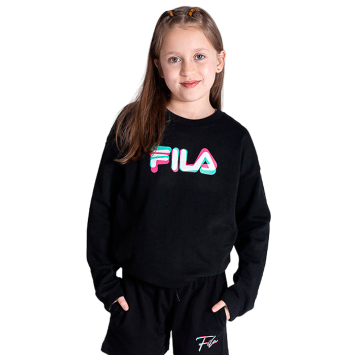 Fila Sueter Niños Etna Crew Sweater Black