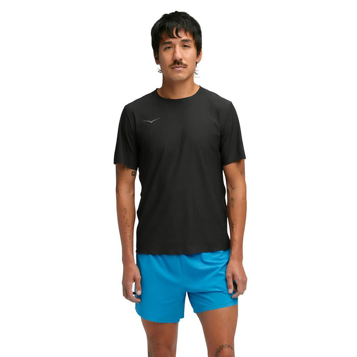 Hoka Remeras Masculino Running Airolite 2.0 Short Sleeve Black