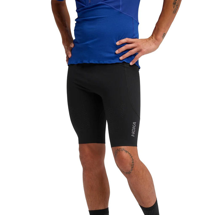 Hoka Shorts Masculino Running SkyBreeze Half Tight Black