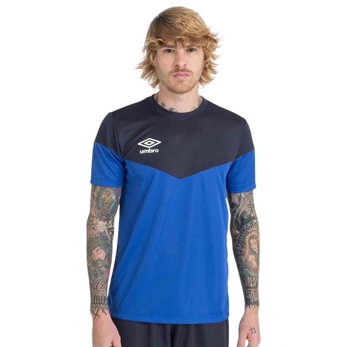 Umbro Remeras Masculino Running Stadion Azul Royal/Mariño