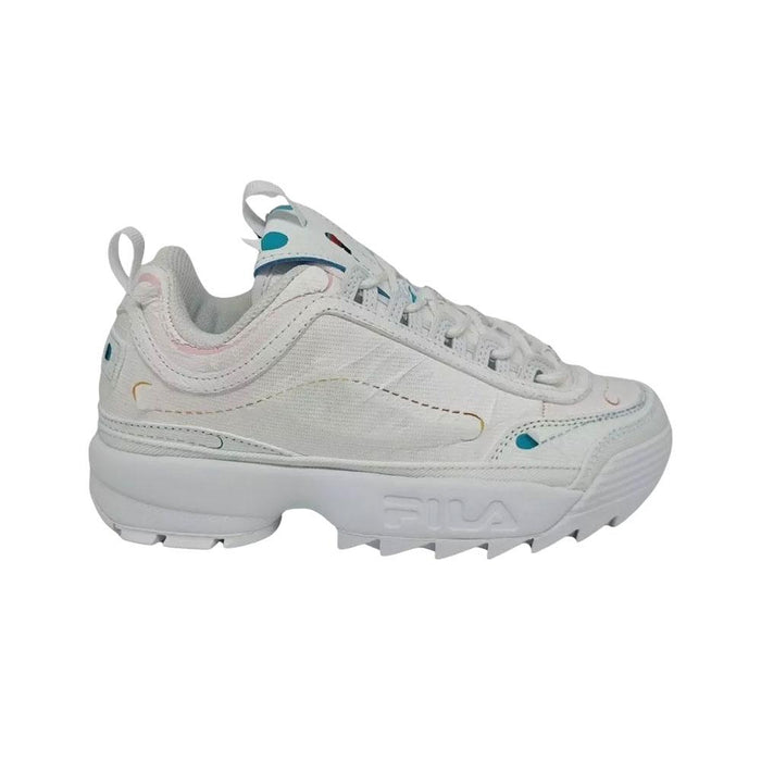Fila Femenino Disruptor II DIY Reveal White/Fila Navy/Fila Red