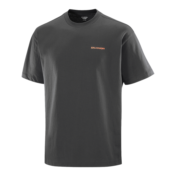 Salomon Remeras Unisex Running Freestyle Rx Ss Tee Black