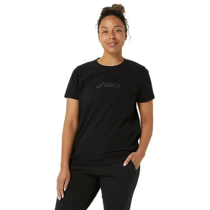 Asics Remeras Femenino Training Core Logo Tee Performance Black