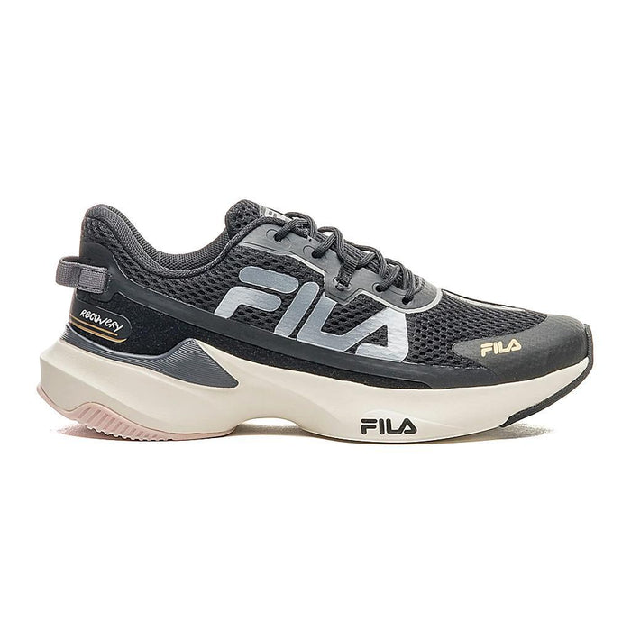 Fila Deportivos Femenino Running Recovery Black/Alloy/Golden