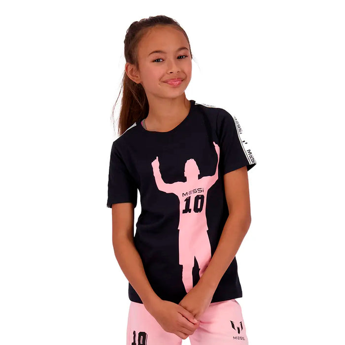 Messi Remeras Niños Naope Black