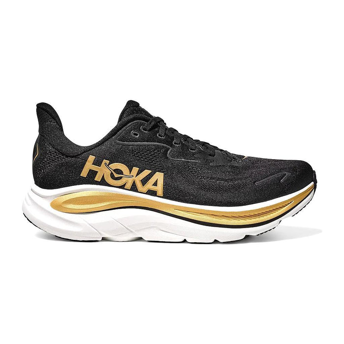 1162030-BKGD Hoka Deportivos Masculino Running Clifton 10 Black/Gold