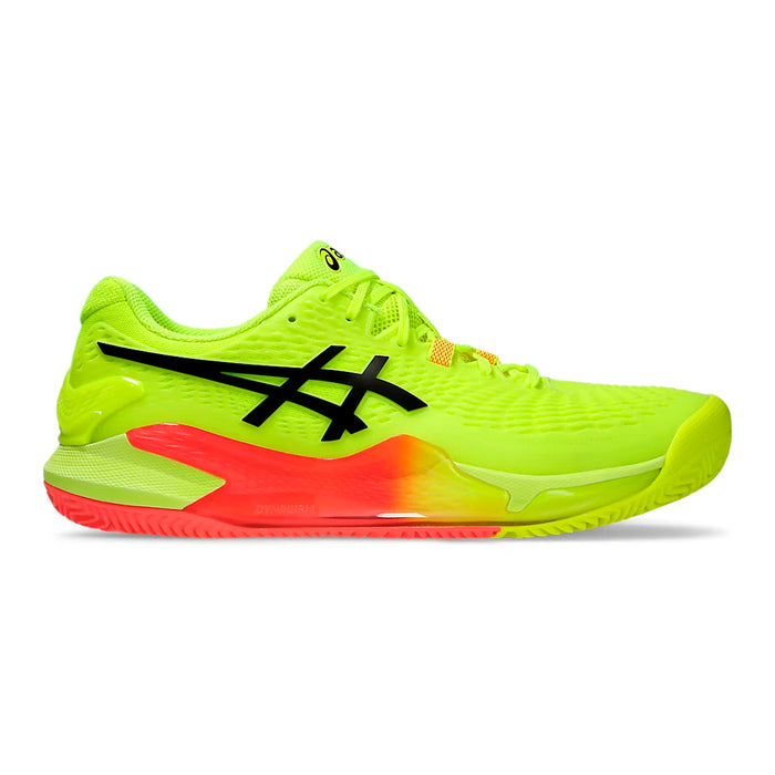 Asics Deportivos Masculino Tenis Gel Resolution 9 Clay Paris Safety Yellow/Black