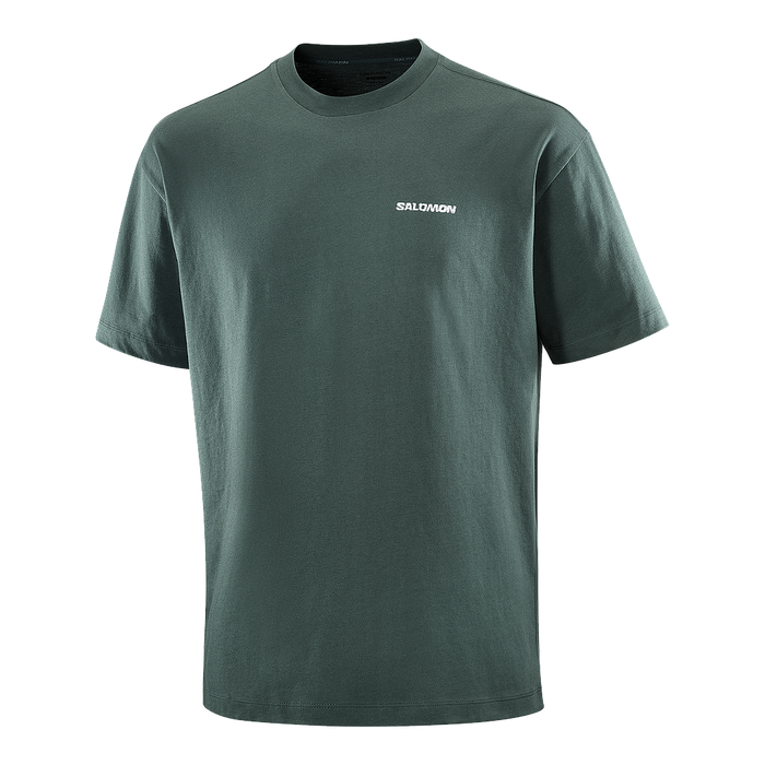 Salomon Remeras Unisex Running Freestyle Rx Ss Tee Green Gables
