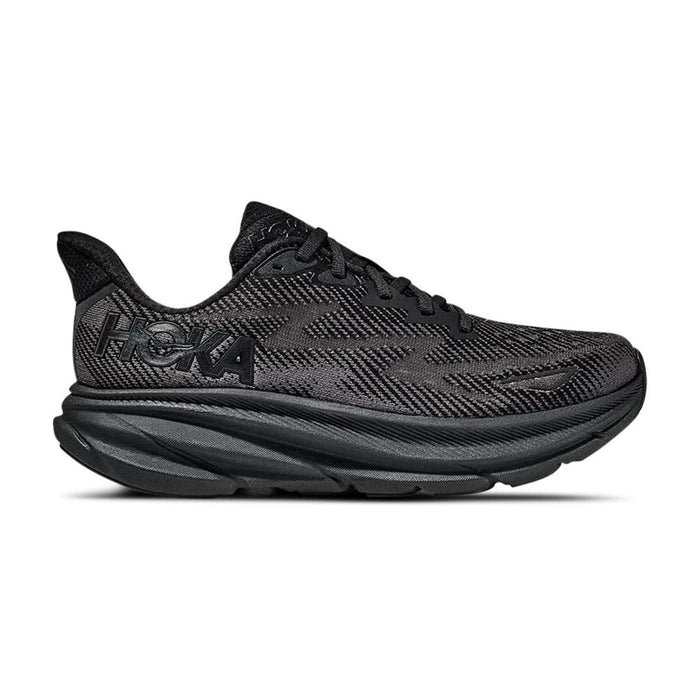 Hoka Deportivos Femenino Running Clifton 9 Black/Black