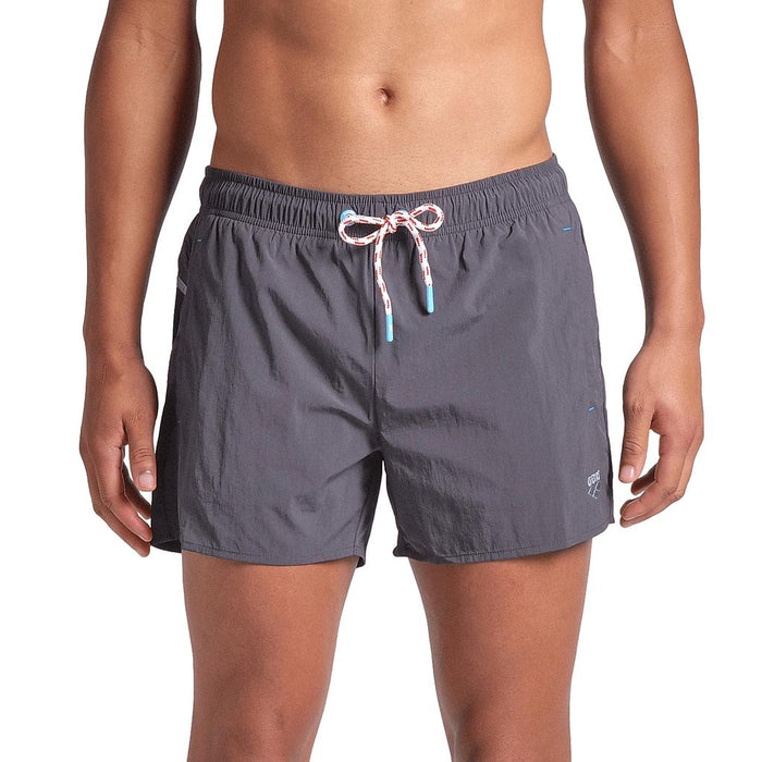 007138-575 Arena Short de baño Masculino Natacion Pro File Beach X Short Asphalt Seafoam