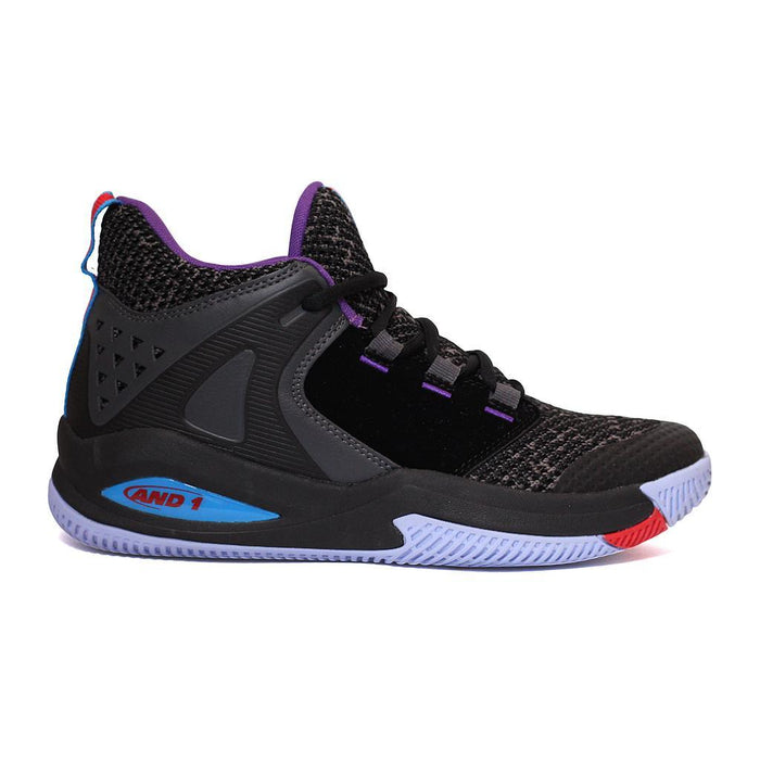 And1 Deportivos Masculino Basquet Take Off 3.0 Black/Dk Grey/Lt Purple
