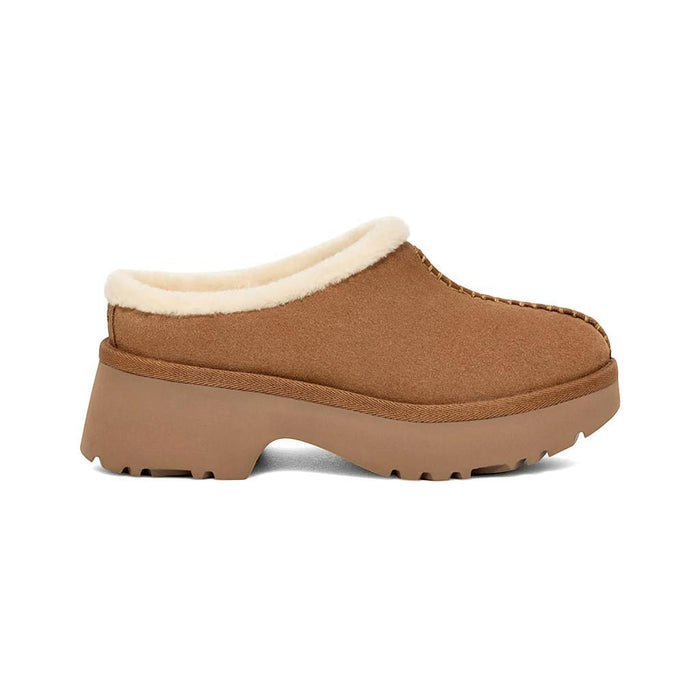 UGG Zuecos Femenino Moda New Heights Cozy Clog Chestnut