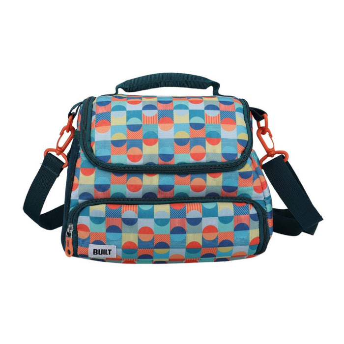 5057982054670 BUILT BAZAR BOLSO TERMICO RETRO 6 LITROS C/COMPARTI 18.5CM X27X21CM