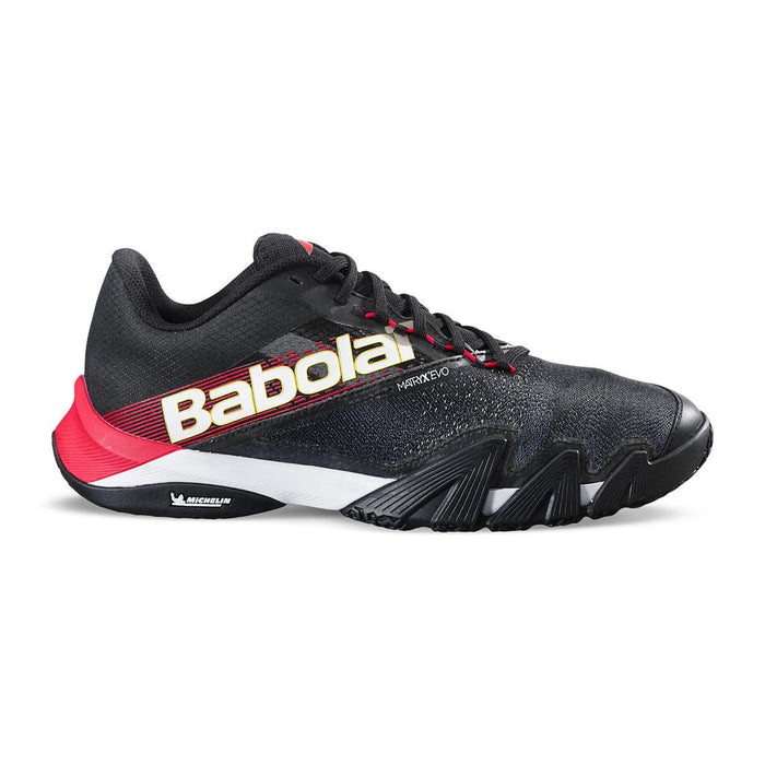 3A0S25B752-2019 BABOLAT CALZADOS DEPORTIVOS MASCULINO PADEL JET PREMURA 2 BLACK/TOMATO RED