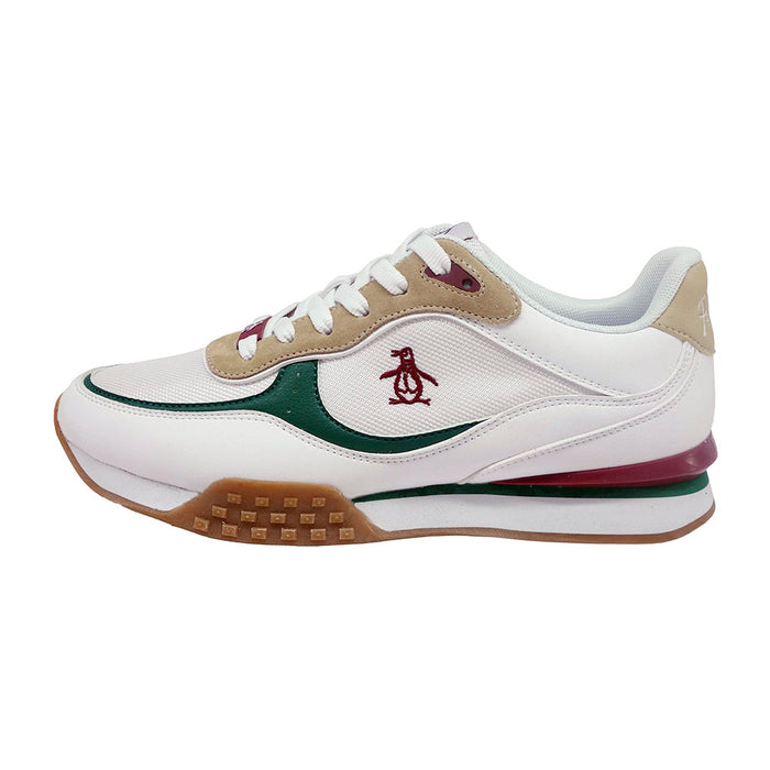 06-160491-3A PENGUIN CALZADOS LIFESTYLE MASCULINO MODA ORDEL WHITE/GREEN