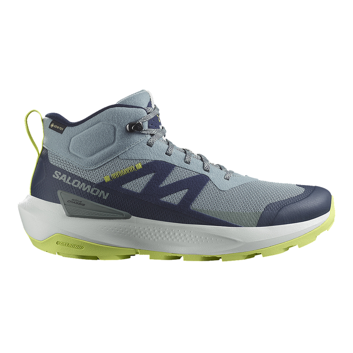 Salomon Outdoors Masculino Hiking Elixir Activ Mid Gtx Trooper/Maritime Blue/Sharp Green